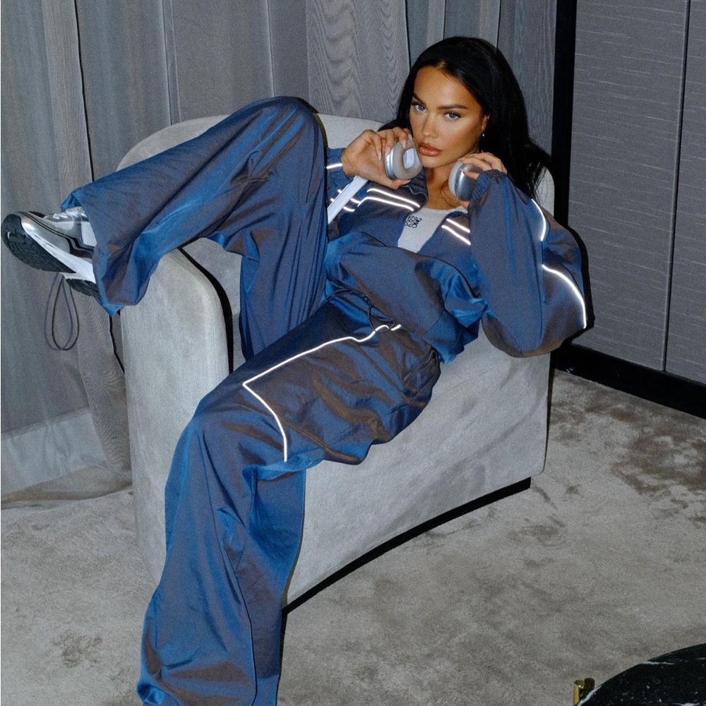luxe to kill reflective parachute pants